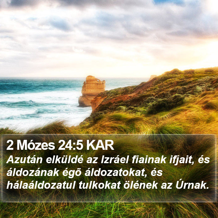 2 Mózes 24:5 KAR Bible Study