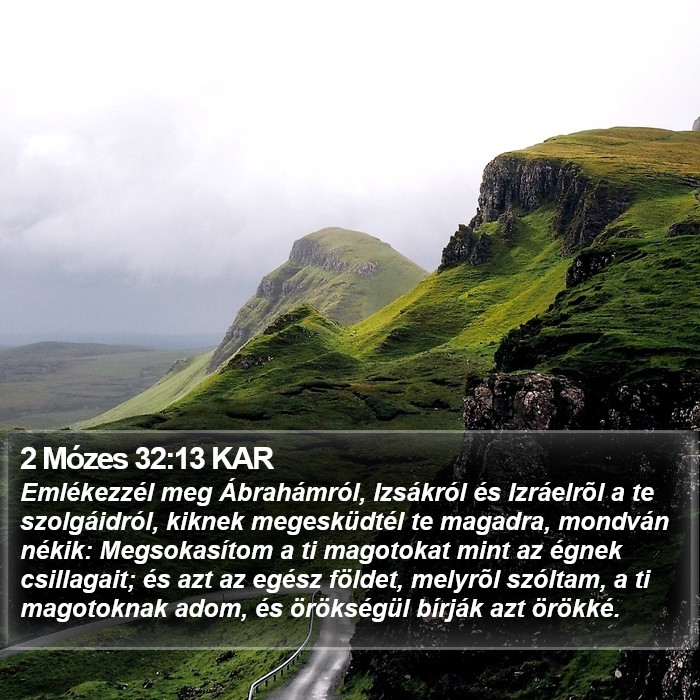 2 Mózes 32:13 KAR Bible Study