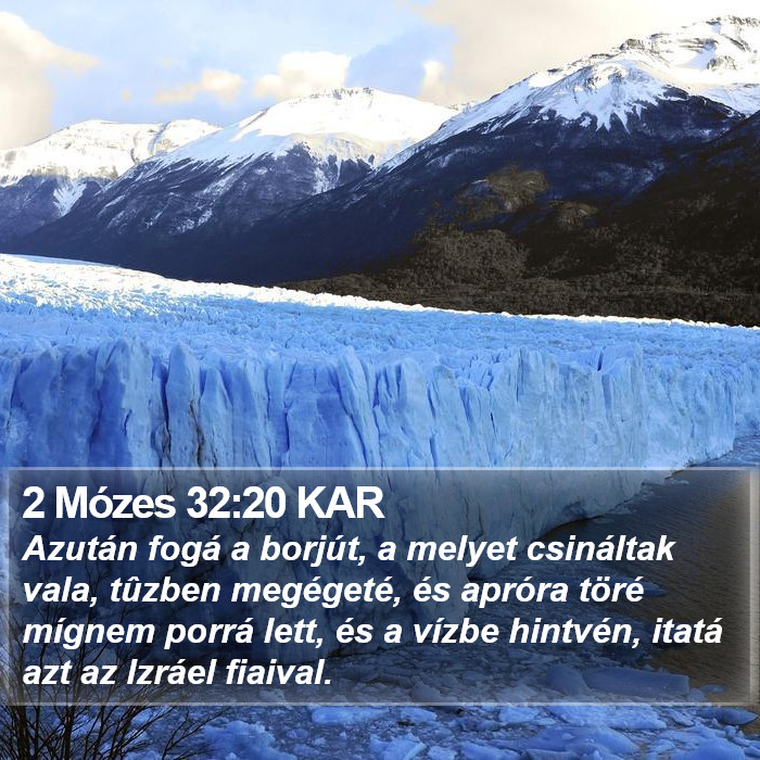 2 Mózes 32:20 KAR Bible Study