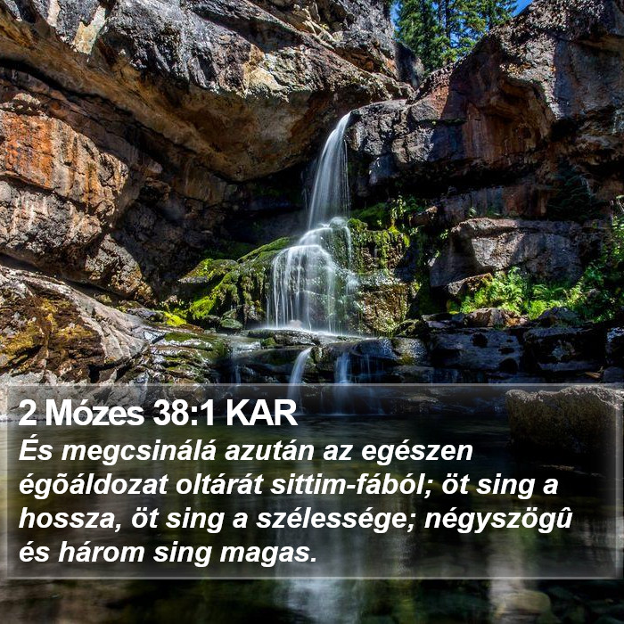 2 Mózes 38:1 KAR Bible Study