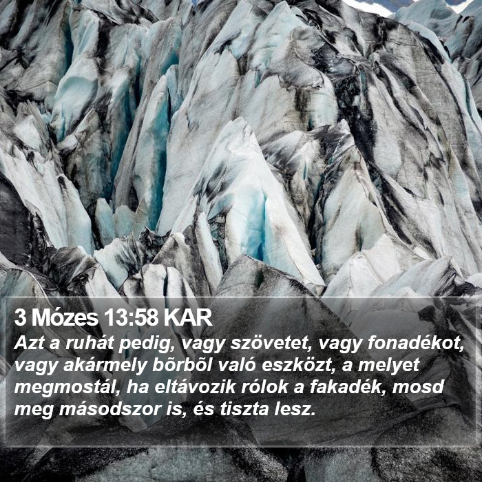 3 Mózes 13:58 KAR Bible Study