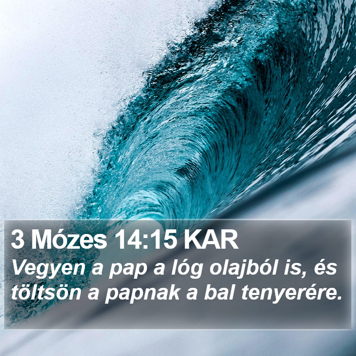 3 Mózes 14:15 KAR Bible Study