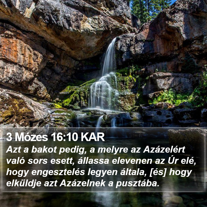 3 Mózes 16:10 KAR Bible Study