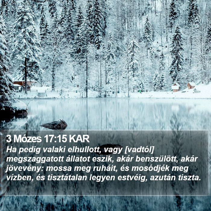 3 Mózes 17:15 KAR Bible Study