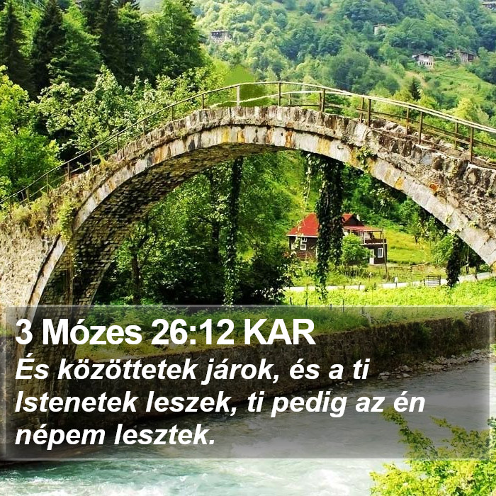 3 Mózes 26:12 KAR Bible Study