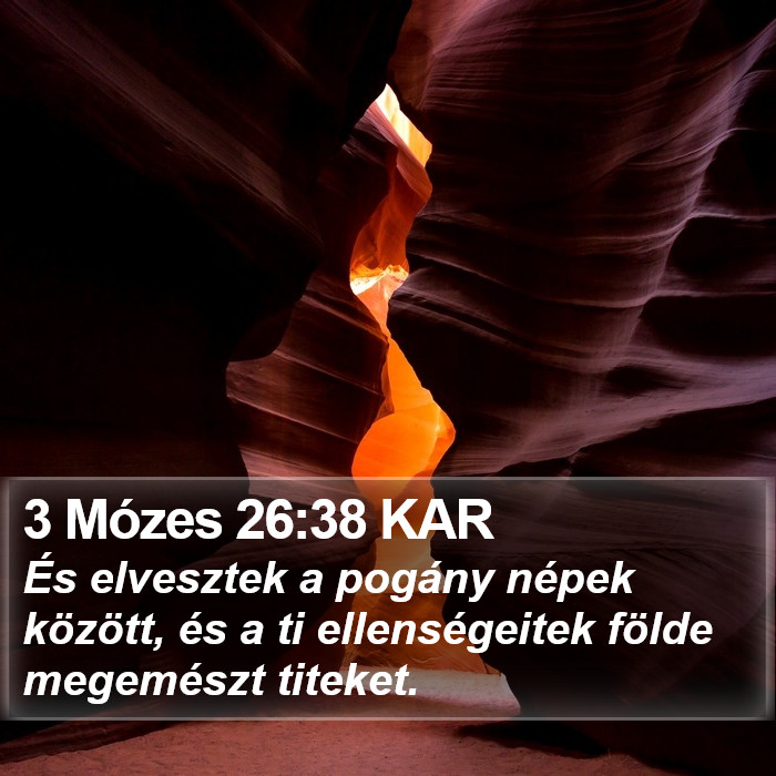 3 Mózes 26:38 KAR Bible Study