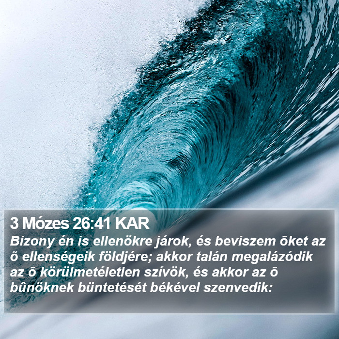 3 Mózes 26:41 KAR Bible Study