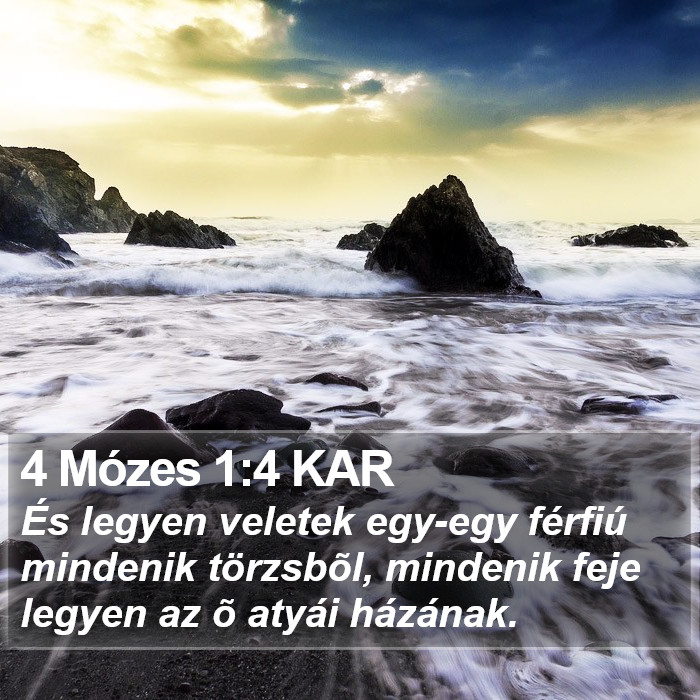 4 Mózes 1:4 KAR Bible Study