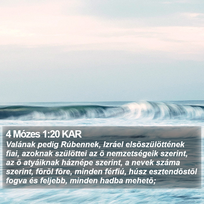 4 Mózes 1:20 KAR Bible Study