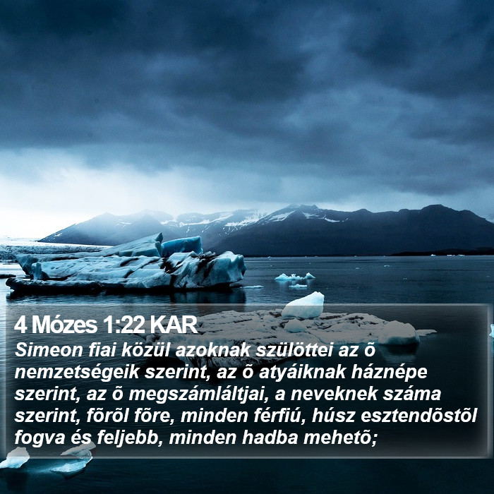 4 Mózes 1:22 KAR Bible Study