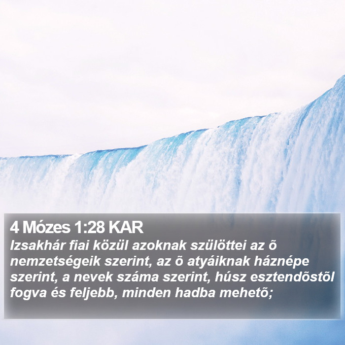 4 Mózes 1:28 KAR Bible Study