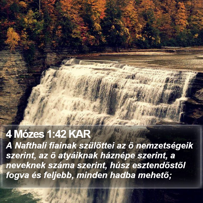 4 Mózes 1:42 KAR Bible Study