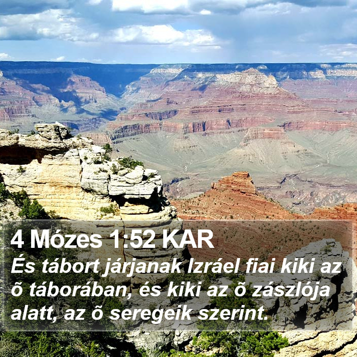 4 Mózes 1:52 KAR Bible Study