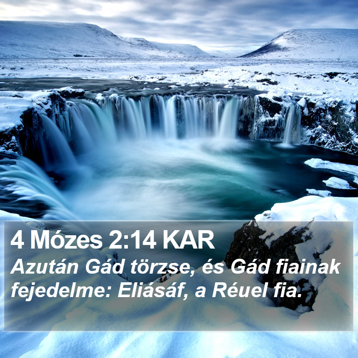 4 Mózes 2:14 KAR Bible Study