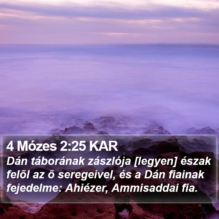 4 Mózes 2:25 KAR Bible Study