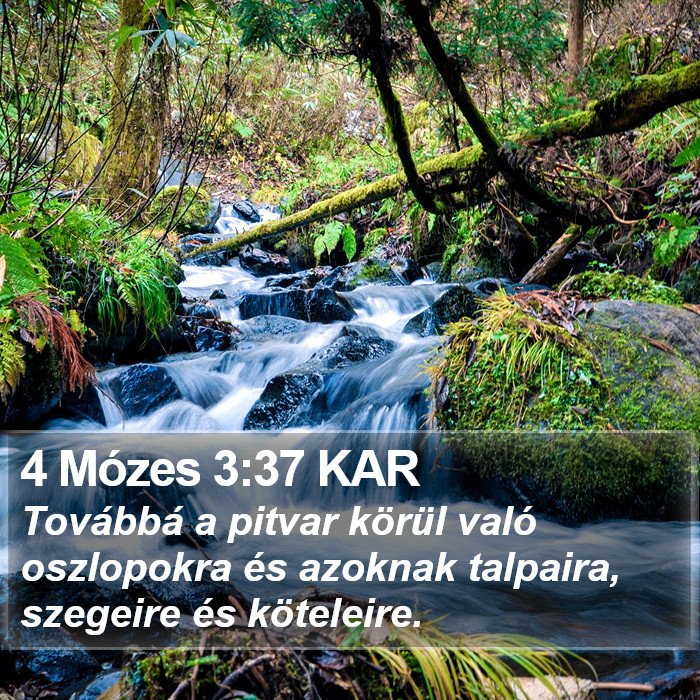 4 Mózes 3:37 KAR Bible Study