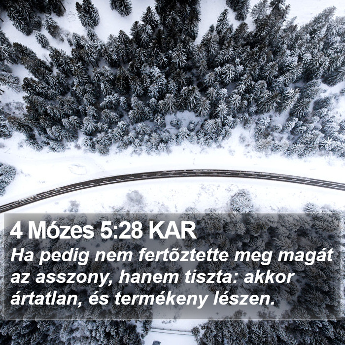 4 Mózes 5:28 KAR Bible Study