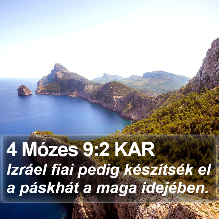 4 Mózes 9:2 KAR Bible Study