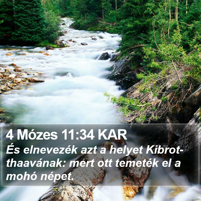 4 Mózes 11:34 KAR Bible Study