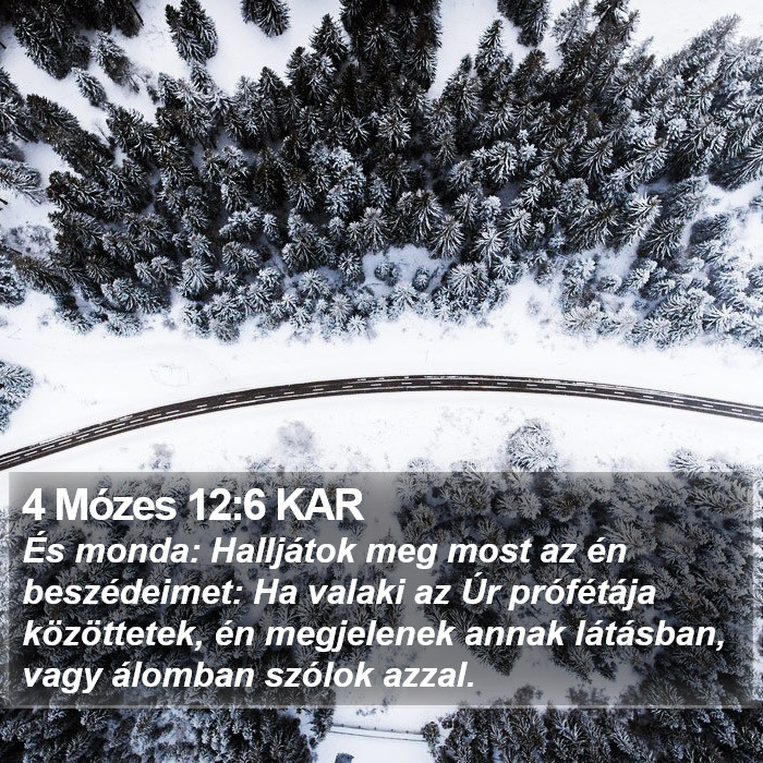 4 Mózes 12:6 KAR Bible Study