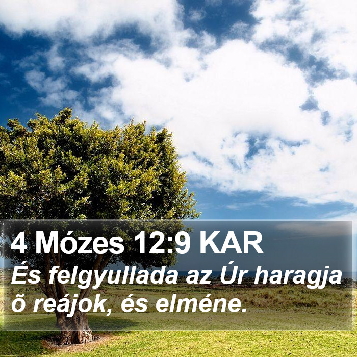 4 Mózes 12:9 KAR Bible Study