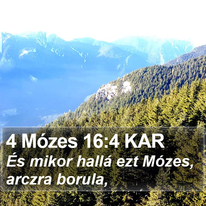 4 Mózes 16:4 KAR Bible Study