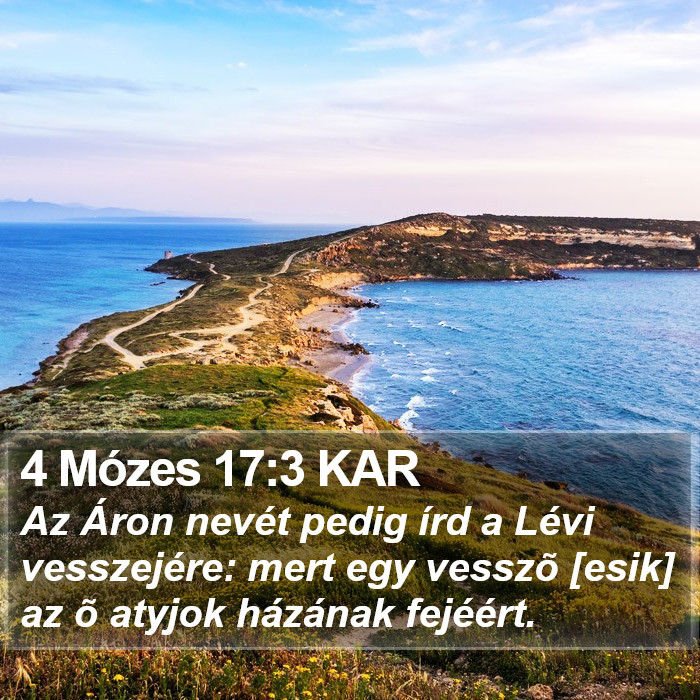 4 Mózes 17:3 KAR Bible Study