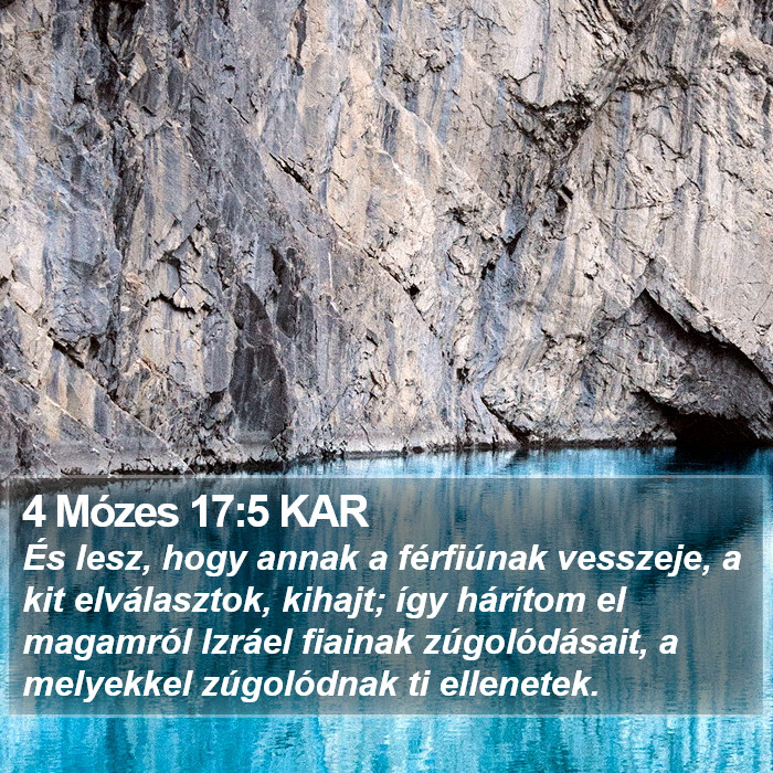 4 Mózes 17:5 KAR Bible Study