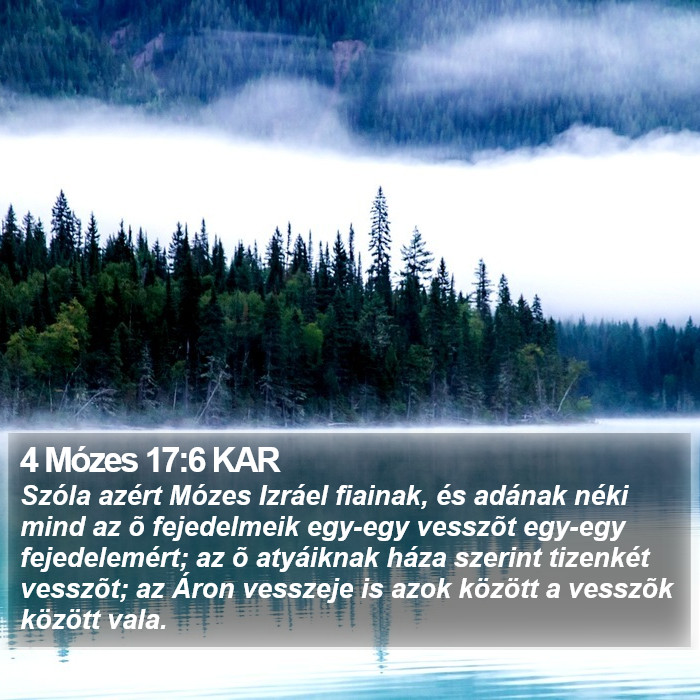 4 Mózes 17:6 KAR Bible Study