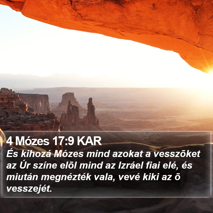 4 Mózes 17:9 KAR Bible Study