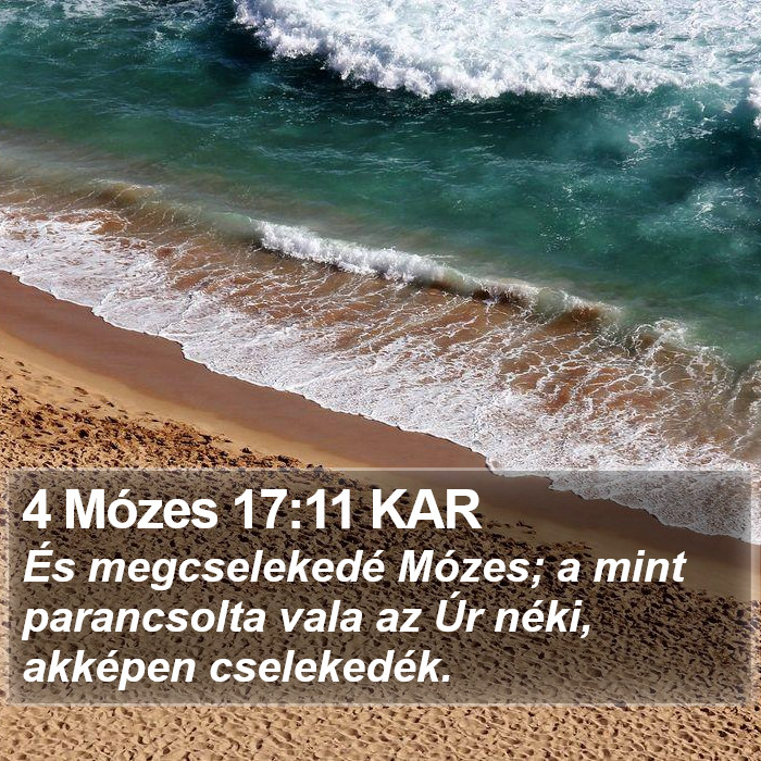 4 Mózes 17:11 KAR Bible Study