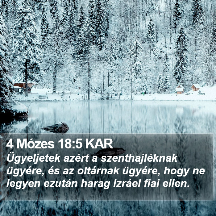 4 Mózes 18:5 KAR Bible Study