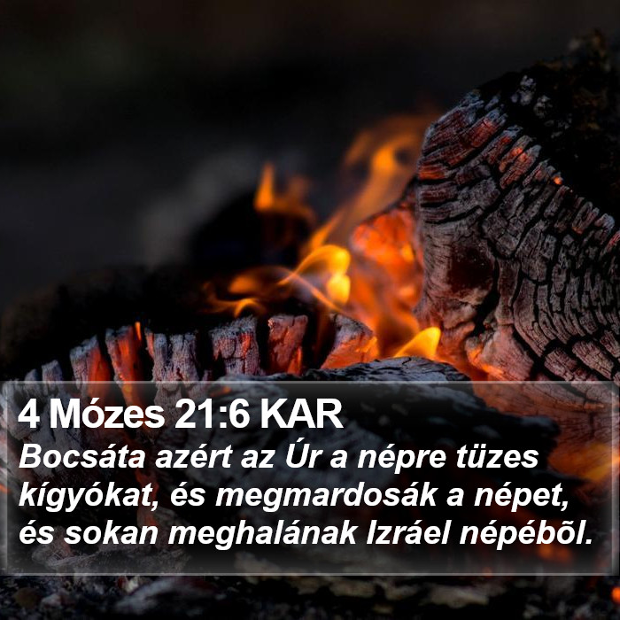 4 Mózes 21:6 KAR Bible Study