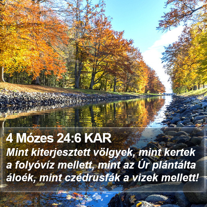 4 Mózes 24:6 KAR Bible Study