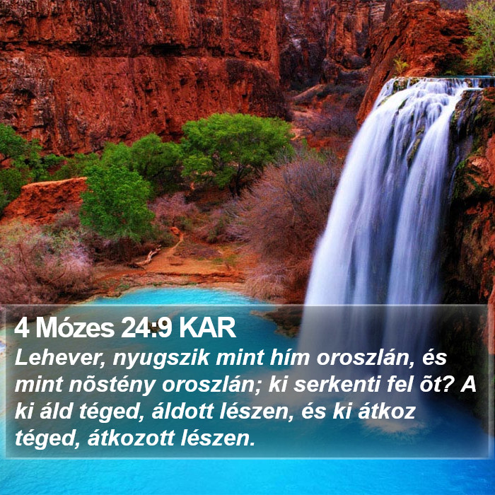 4 Mózes 24:9 KAR Bible Study