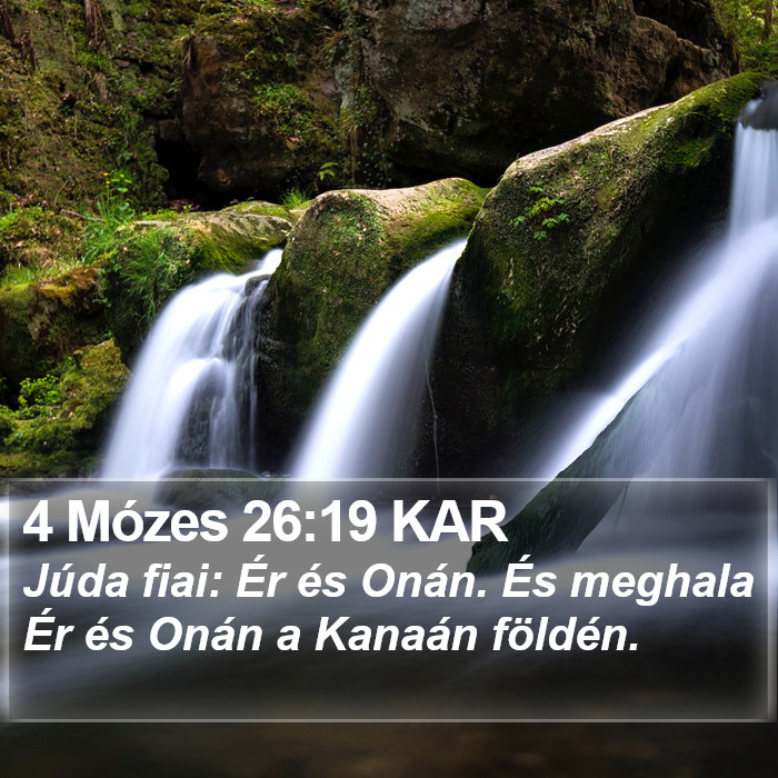 4 Mózes 26:19 KAR Bible Study