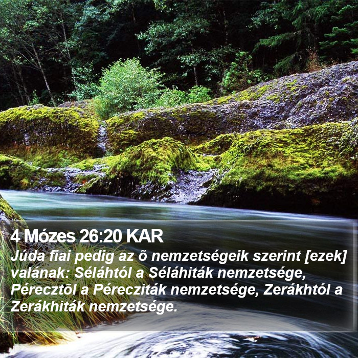 4 Mózes 26:20 KAR Bible Study