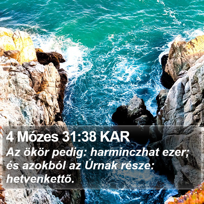 4 Mózes 31:38 KAR Bible Study