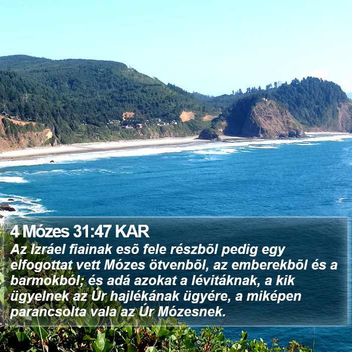 4 Mózes 31:47 KAR Bible Study