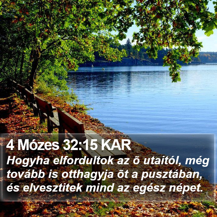 4 Mózes 32:15 KAR Bible Study