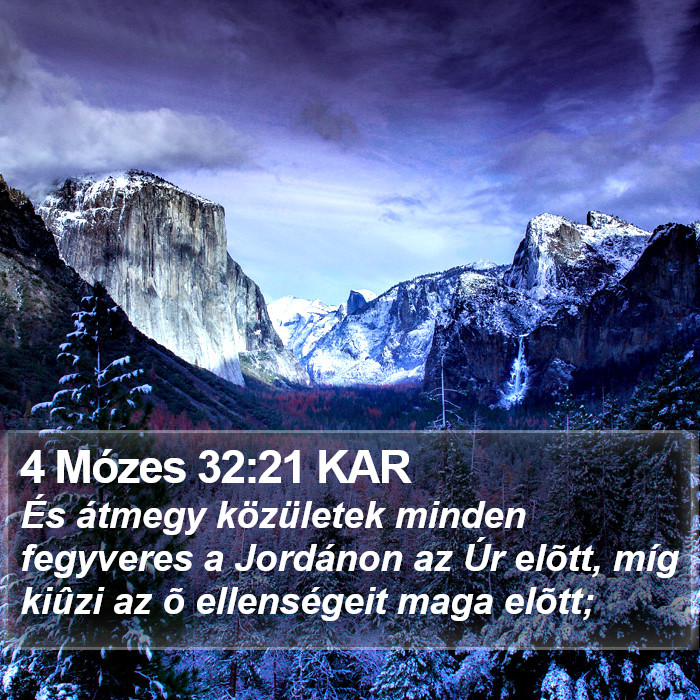 4 Mózes 32:21 KAR Bible Study