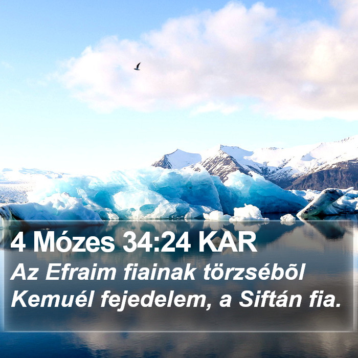 4 Mózes 34:24 KAR Bible Study