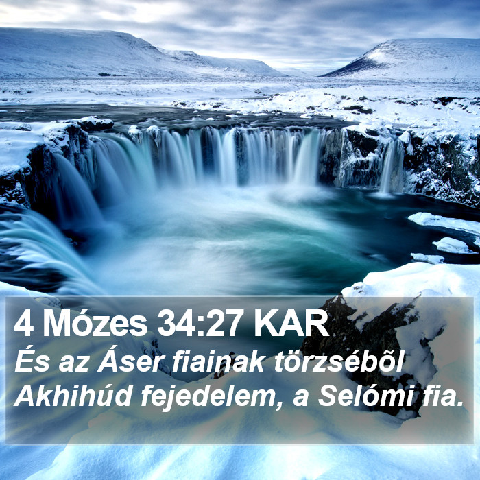 4 Mózes 34:27 KAR Bible Study