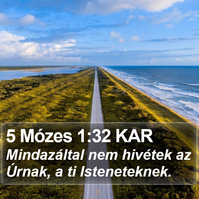 5 Mózes 1:32 KAR Bible Study