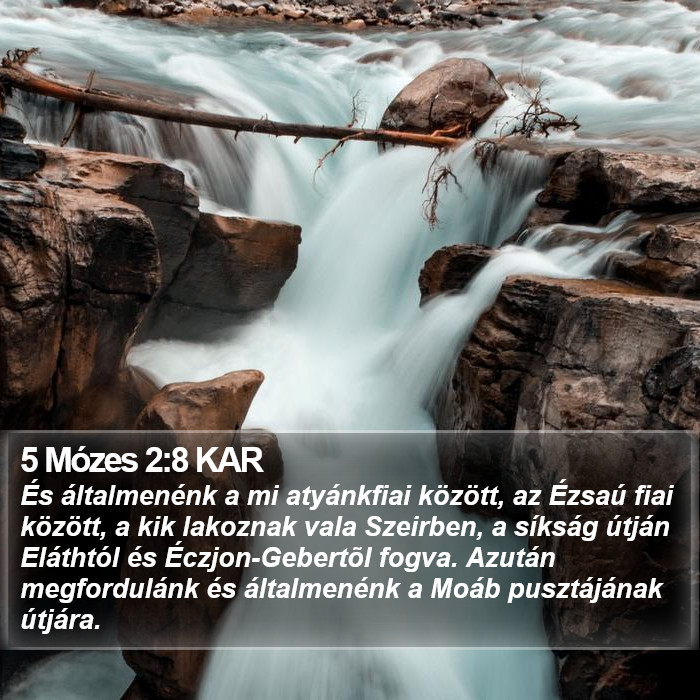 5 Mózes 2:8 KAR Bible Study