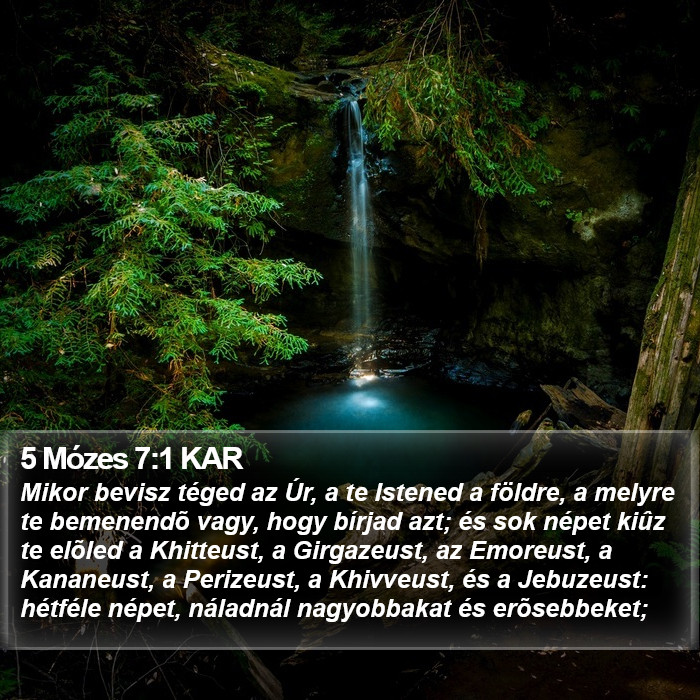 5 Mózes 7:1 KAR Bible Study