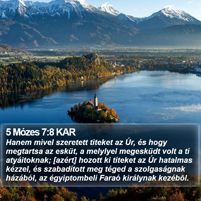 5 Mózes 7:8 KAR Bible Study