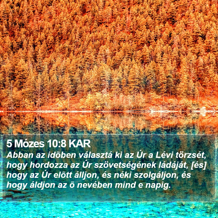 5 Mózes 10:8 KAR Bible Study