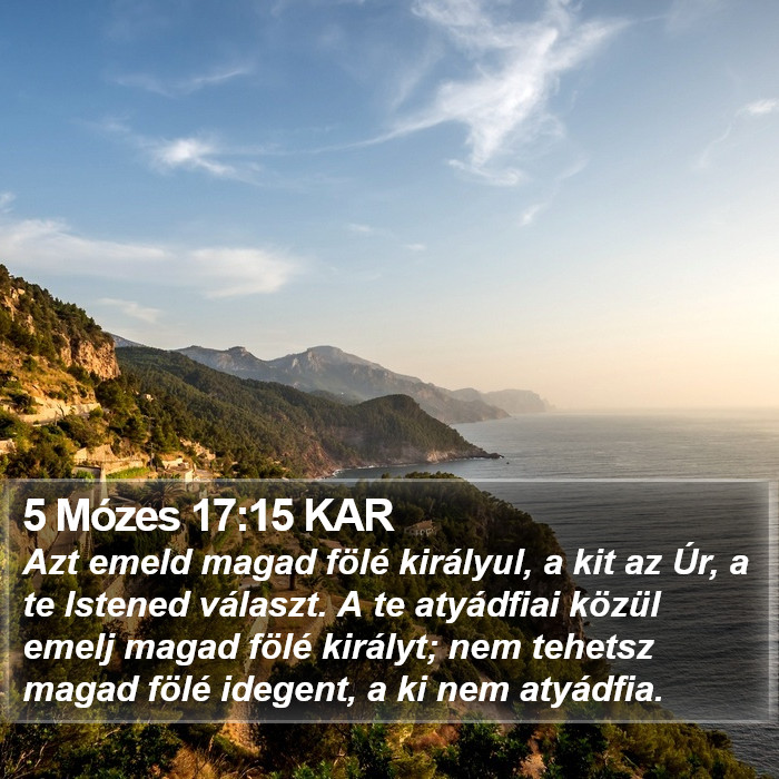 5 Mózes 17:15 KAR Bible Study