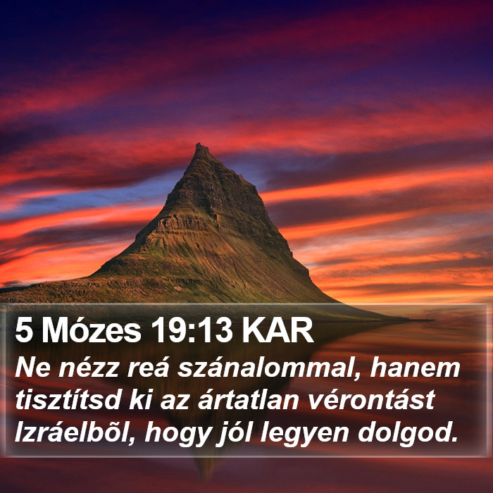 5 Mózes 19:13 KAR Bible Study